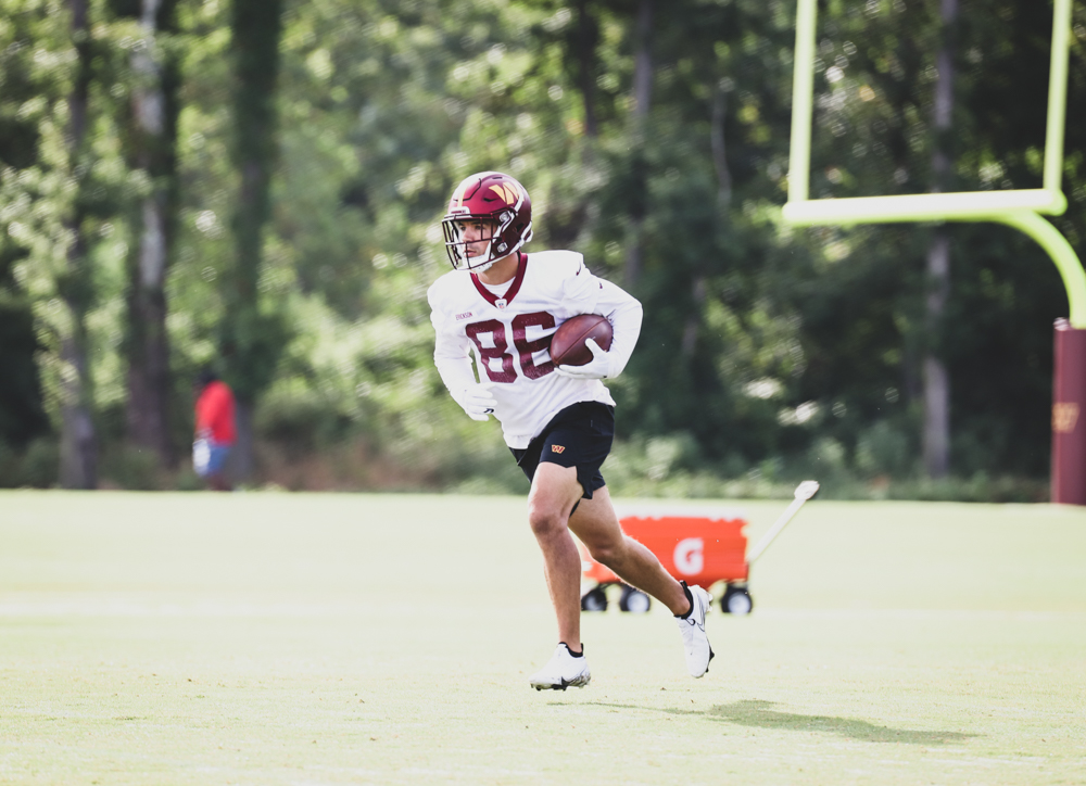 WR Alex Erickson (86) running with the ball at the Commanders tr