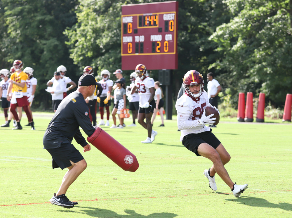 WR Alex Erickson (86) follows through with the catch at the Com