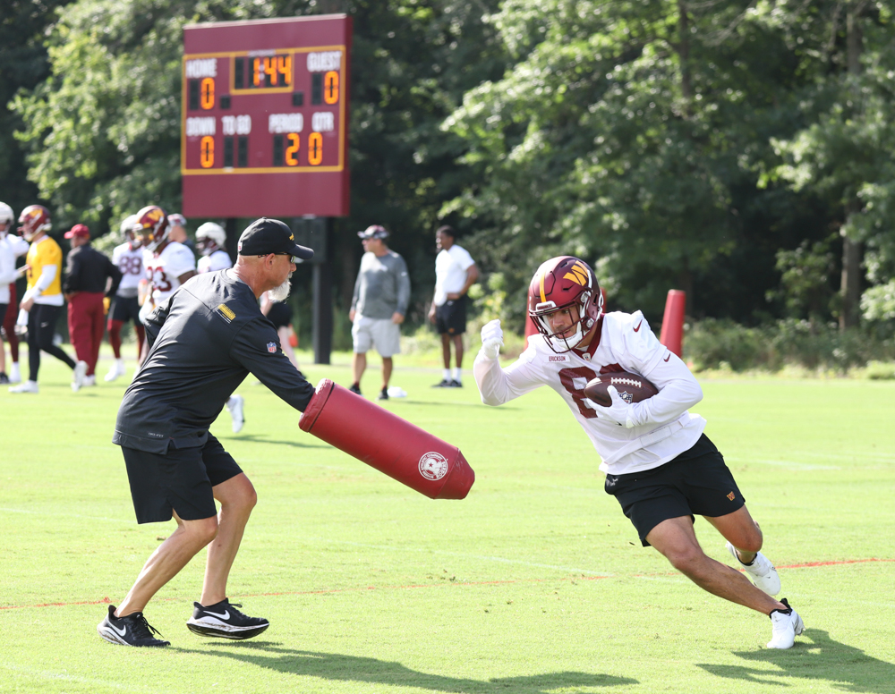 WR Alex Erickson (86) follows through with the catch at the Com
