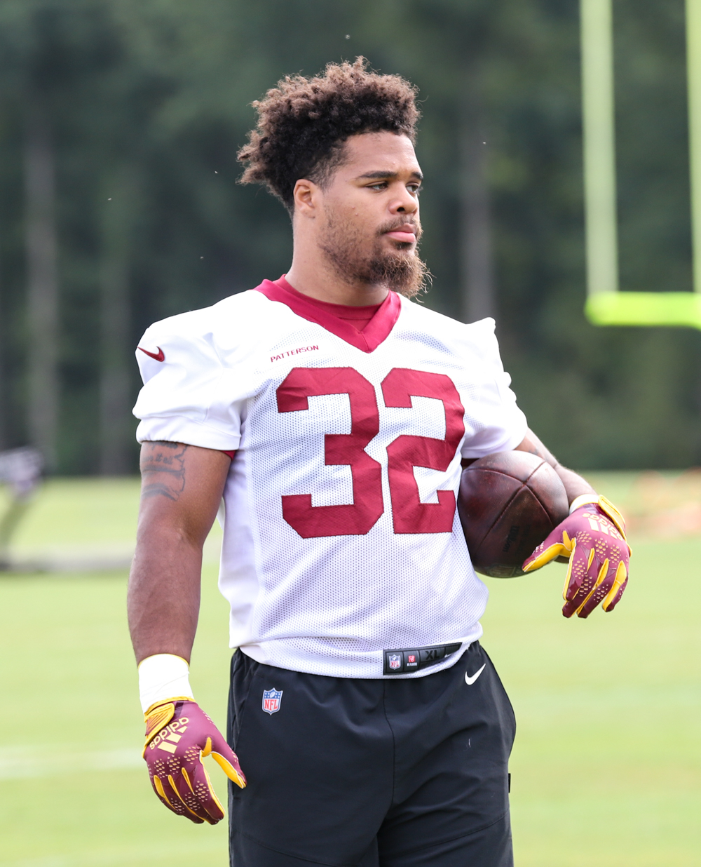 RB Jaret Patterson (32) during the Commanders training camp at