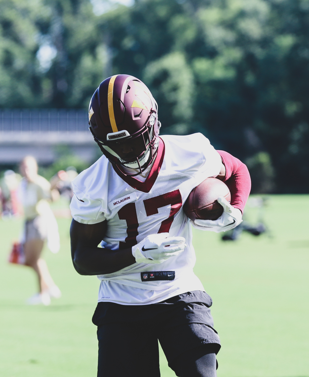 Washington Commanders Wide Reciever Terry McLaurin (17) makes a
