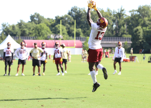 Washington Commanders Wide Reciever Kelvin Harmon (13) makes a