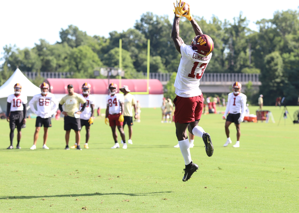 Washington Commanders Wide Reciever Kelvin Harmon (13) makes a