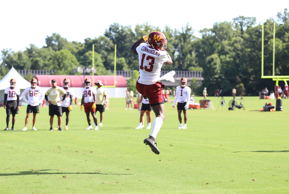 Washington Commanders Wide Reciever Kelvin Harmon (13) makes a