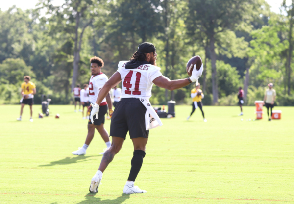 Washington Commanders Running Back Jonathan Williams (41) makes