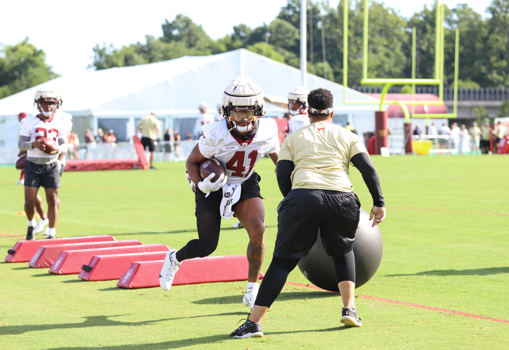Washington Commanders Running Back Jonathan Williams (41) runnin