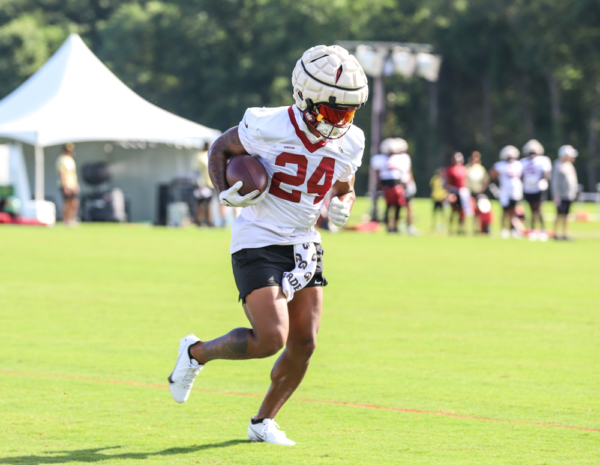 Washington Commanders Running Back Antonio Gibson (24) running w