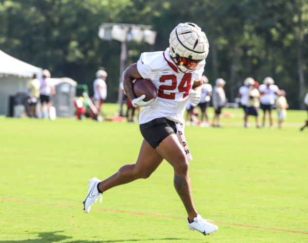 Washington Commanders Running Back Antonio Gibson (24) running w