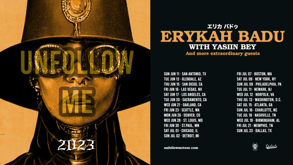 Erykah Badu Announces 2023 Tour With Yasiin Bey